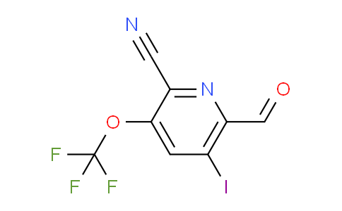 AM172383 | 1804805-40-0 | 2-Cyano-5-iodo-3-(trifluoromethoxy)pyridine-6-carboxaldehyde