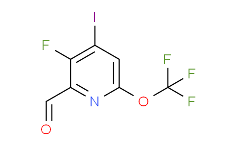 3-Fluoro-4-iodo-6-(trifluoromethoxy)pyridine-2-carboxaldehyde