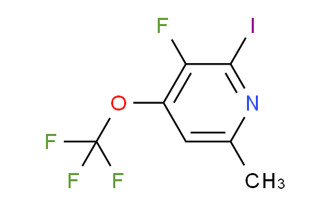 3-Fluoro-2-iodo-6-methyl-4-(trifluoromethoxy)pyridine