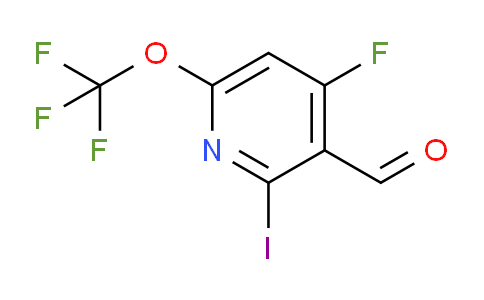 4-Fluoro-2-iodo-6-(trifluoromethoxy)pyridine-3-carboxaldehyde