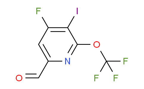 4-Fluoro-3-iodo-2-(trifluoromethoxy)pyridine-6-carboxaldehyde