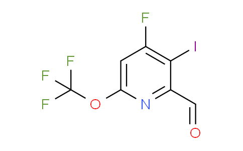 4-Fluoro-3-iodo-6-(trifluoromethoxy)pyridine-2-carboxaldehyde