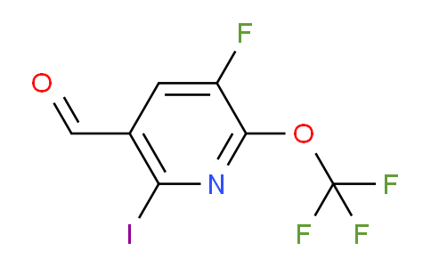 3-Fluoro-6-iodo-2-(trifluoromethoxy)pyridine-5-carboxaldehyde