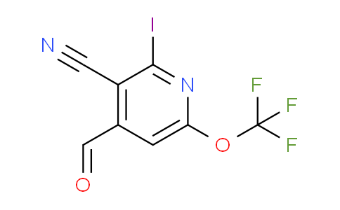 3-Cyano-2-iodo-6-(trifluoromethoxy)pyridine-4-carboxaldehyde
