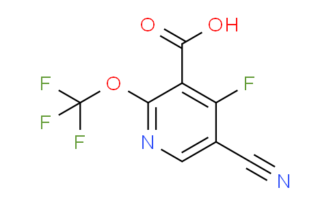 AM172410 | 1805930-22-6 | 5-Cyano-4-fluoro-2-(trifluoromethoxy)pyridine-3-carboxylic acid