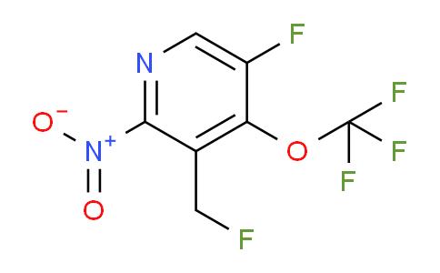 5-Fluoro-3-(fluoromethyl)-2-nitro-4-(trifluoromethoxy)pyridine