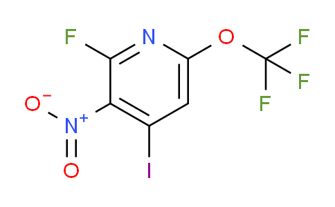 2-Fluoro-4-iodo-3-nitro-6-(trifluoromethoxy)pyridine