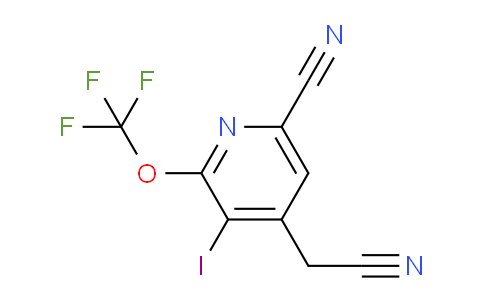 AM172442 | 1803649-66-2 | 6-Cyano-3-iodo-2-(trifluoromethoxy)pyridine-4-acetonitrile