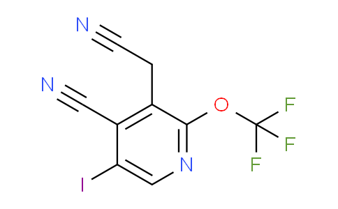 4-Cyano-5-iodo-2-(trifluoromethoxy)pyridine-3-acetonitrile