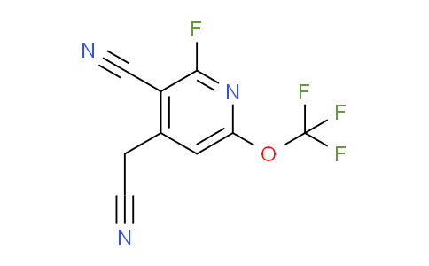 3-Cyano-2-fluoro-6-(trifluoromethoxy)pyridine-4-acetonitrile