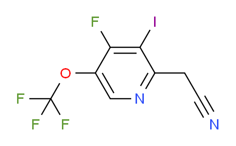 AM172465 | 1803948-47-1 | 4-Fluoro-3-iodo-5-(trifluoromethoxy)pyridine-2-acetonitrile