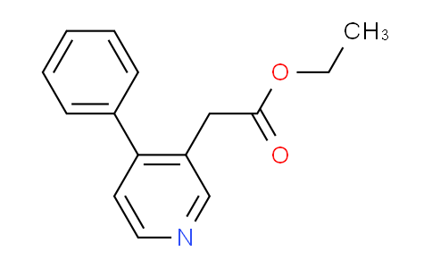 Ethyl 4-phenylpyridine-3-acetate