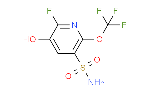 2-Fluoro-3-hydroxy-6-(trifluoromethoxy)pyridine-5-sulfonamide