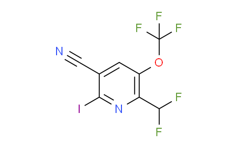 AM172481 | 1806052-90-3 | 3-Cyano-6-(difluoromethyl)-2-iodo-5-(trifluoromethoxy)pyridine