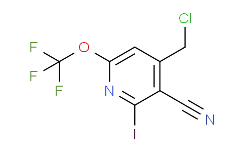 4-(Chloromethyl)-3-cyano-2-iodo-6-(trifluoromethoxy)pyridine