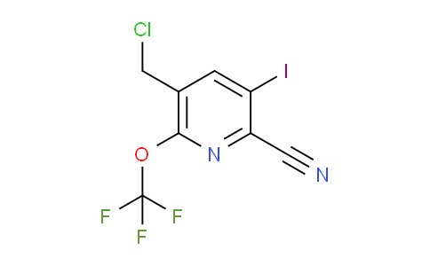 5-(Chloromethyl)-2-cyano-3-iodo-6-(trifluoromethoxy)pyridine