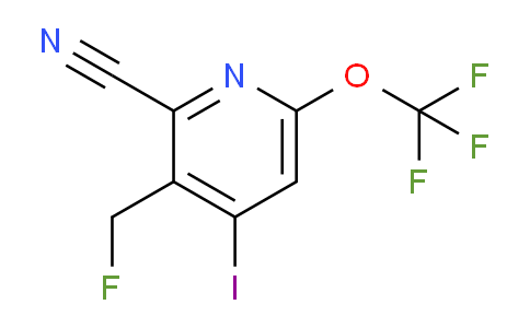 2-Cyano-3-(fluoromethyl)-4-iodo-6-(trifluoromethoxy)pyridine