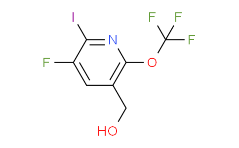 3-Fluoro-2-iodo-6-(trifluoromethoxy)pyridine-5-methanol