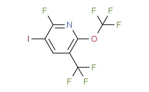 2-Fluoro-3-iodo-6-(trifluoromethoxy)-5-(trifluoromethyl)pyridine