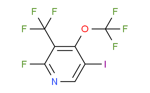 2-Fluoro-5-iodo-4-(trifluoromethoxy)-3-(trifluoromethyl)pyridine
