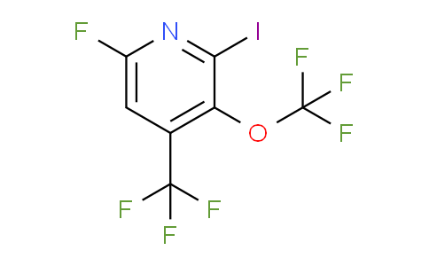 6-Fluoro-2-iodo-3-(trifluoromethoxy)-4-(trifluoromethyl)pyridine