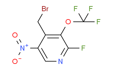 4-(Bromomethyl)-2-fluoro-5-nitro-3-(trifluoromethoxy)pyridine