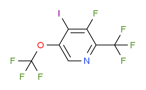 3-Fluoro-4-iodo-5-(trifluoromethoxy)-2-(trifluoromethyl)pyridine