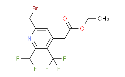AM17253 | 1361495-91-1 | Ethyl 6-(bromomethyl)-2-(difluoromethyl)-3-(trifluoromethyl)pyridine-4-acetate