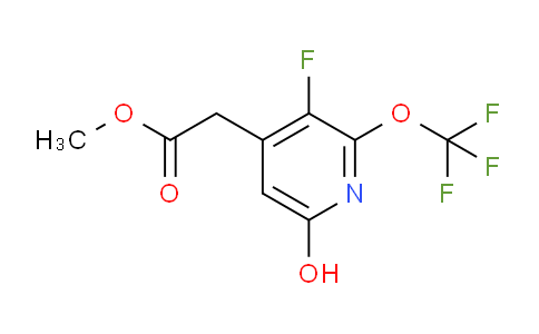 Methyl 3-fluoro-6-hydroxy-2-(trifluoromethoxy)pyridine-4-acetate