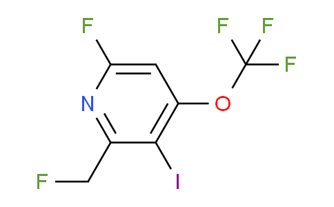 6-Fluoro-2-(fluoromethyl)-3-iodo-4-(trifluoromethoxy)pyridine