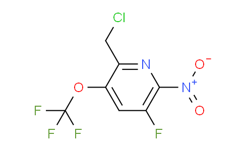 2-(Chloromethyl)-5-fluoro-6-nitro-3-(trifluoromethoxy)pyridine