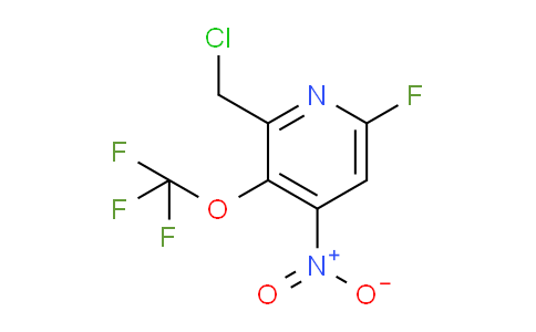 2-(Chloromethyl)-6-fluoro-4-nitro-3-(trifluoromethoxy)pyridine