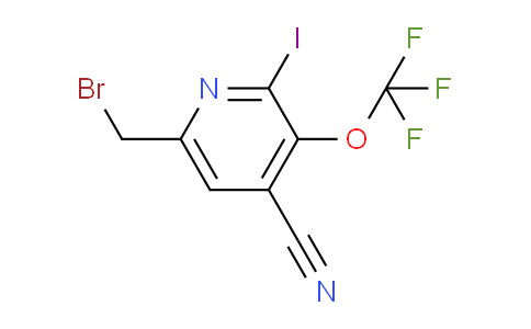 6-(Bromomethyl)-4-cyano-2-iodo-3-(trifluoromethoxy)pyridine