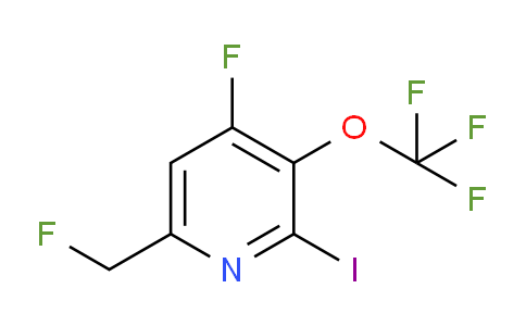 4-Fluoro-6-(fluoromethyl)-2-iodo-3-(trifluoromethoxy)pyridine