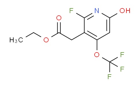 Ethyl 2-fluoro-6-hydroxy-4-(trifluoromethoxy)pyridine-3-acetate