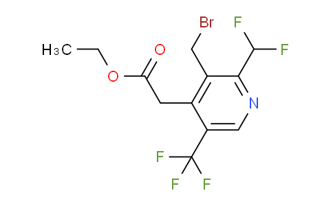 AM17256 | 1361683-36-4 | Ethyl 3-(bromomethyl)-2-(difluoromethyl)-5-(trifluoromethyl)pyridine-4-acetate