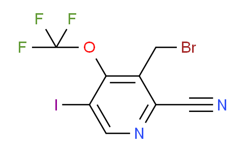 3-(Bromomethyl)-2-cyano-5-iodo-4-(trifluoromethoxy)pyridine