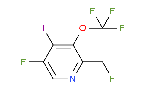 5-Fluoro-2-(fluoromethyl)-4-iodo-3-(trifluoromethoxy)pyridine