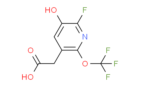 2-Fluoro-3-hydroxy-6-(trifluoromethoxy)pyridine-5-acetic acid