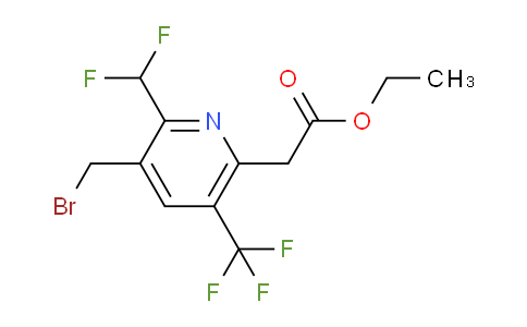AM17257 | 1361910-05-5 | Ethyl 3-(bromomethyl)-2-(difluoromethyl)-5-(trifluoromethyl)pyridine-6-acetate
