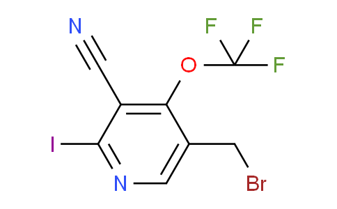 5-(Bromomethyl)-3-cyano-2-iodo-4-(trifluoromethoxy)pyridine