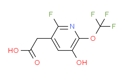 2-Fluoro-5-hydroxy-6-(trifluoromethoxy)pyridine-3-acetic acid