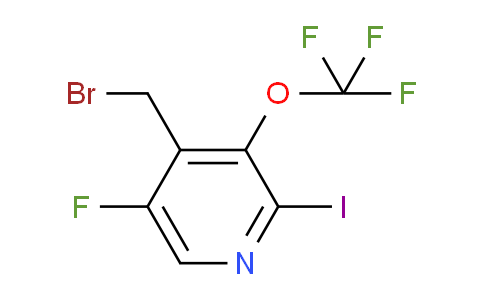 4-(Bromomethyl)-5-fluoro-2-iodo-3-(trifluoromethoxy)pyridine