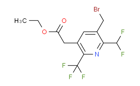 AM17259 | 1361838-11-0 | Ethyl 3-(bromomethyl)-2-(difluoromethyl)-6-(trifluoromethyl)pyridine-5-acetate