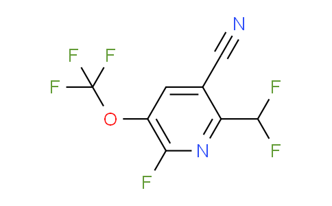 AM172606 | 1803955-73-8 | 3-Cyano-2-(difluoromethyl)-6-fluoro-5-(trifluoromethoxy)pyridine