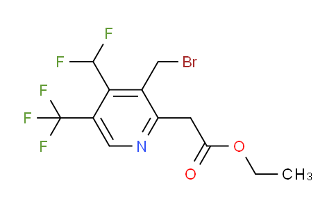 AM17262 | 1361866-29-6 | Ethyl 3-(bromomethyl)-4-(difluoromethyl)-5-(trifluoromethyl)pyridine-2-acetate