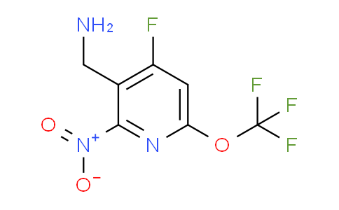 3-(Aminomethyl)-4-fluoro-2-nitro-6-(trifluoromethoxy)pyridine