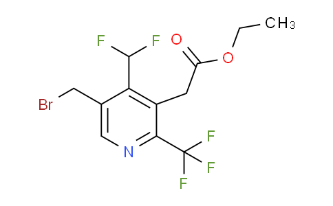 AM17265 | 1361745-41-6 | Ethyl 5-(bromomethyl)-4-(difluoromethyl)-2-(trifluoromethyl)pyridine-3-acetate