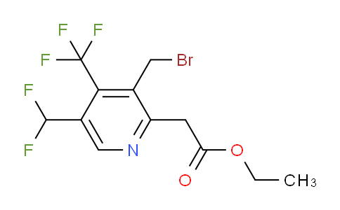 AM17268 | 1361496-03-8 | Ethyl 3-(bromomethyl)-5-(difluoromethyl)-4-(trifluoromethyl)pyridine-2-acetate