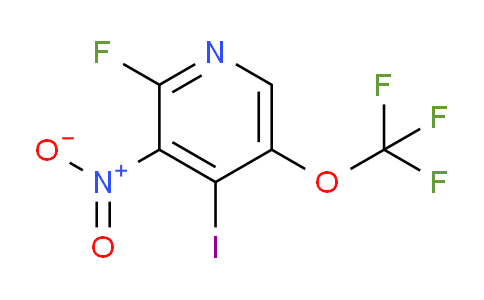 2-Fluoro-4-iodo-3-nitro-5-(trifluoromethoxy)pyridine